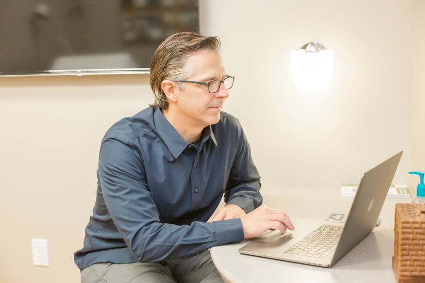Dr. Strohman Researching