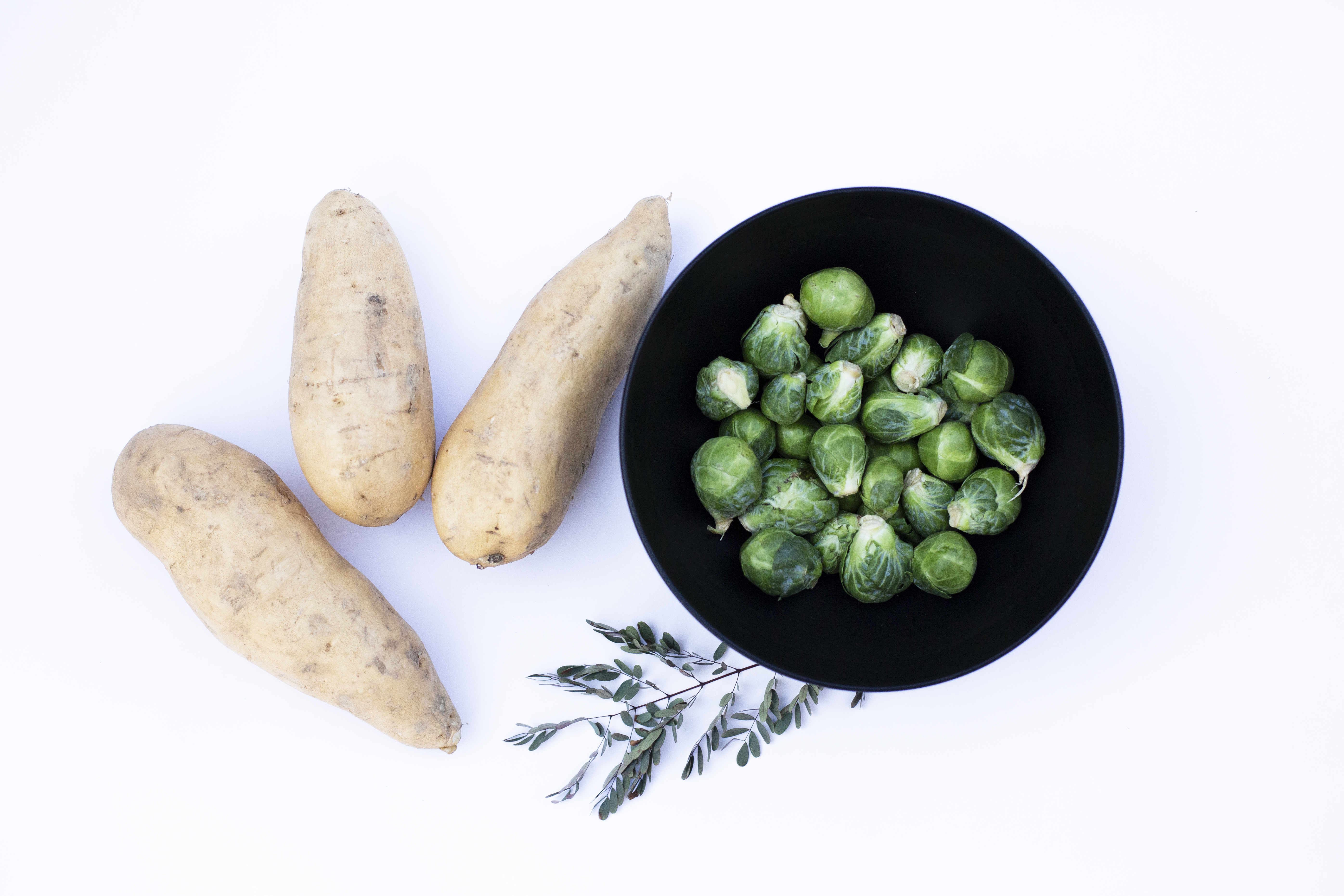 Brussels Sprouts and Sweet Potato