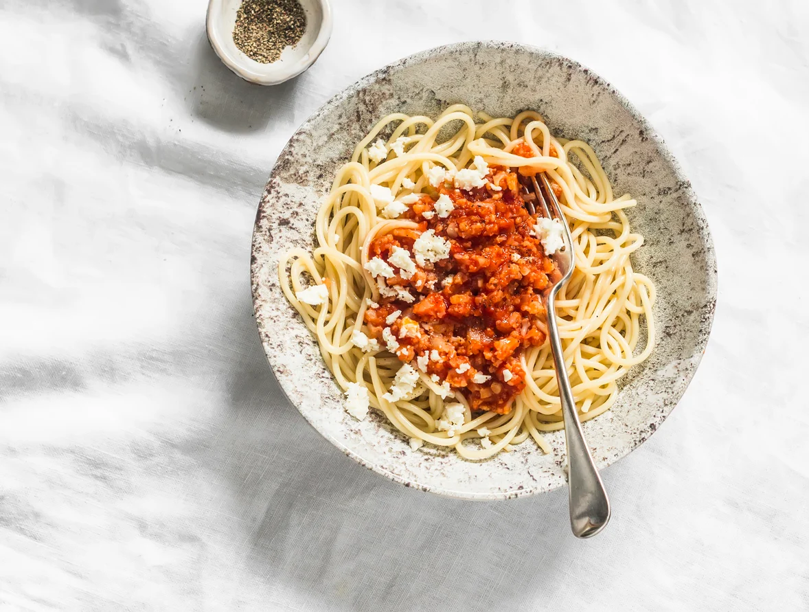 cauliflower bolognese